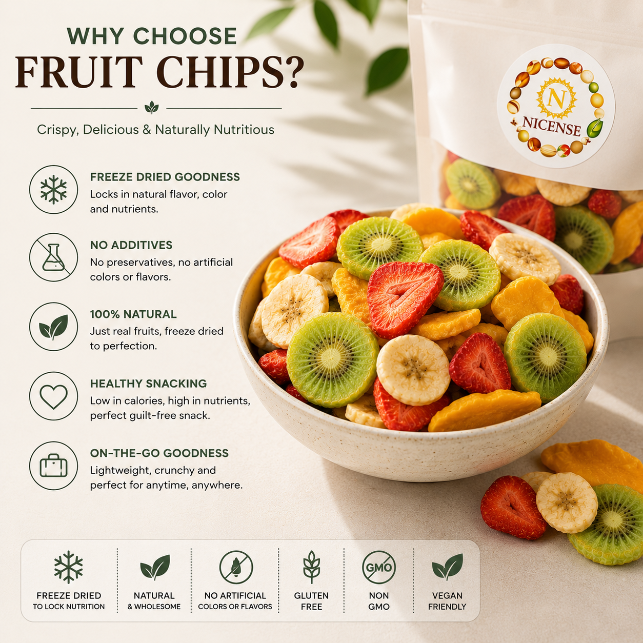 Nicense Freez Dried Fruits Crunchy - Image 4