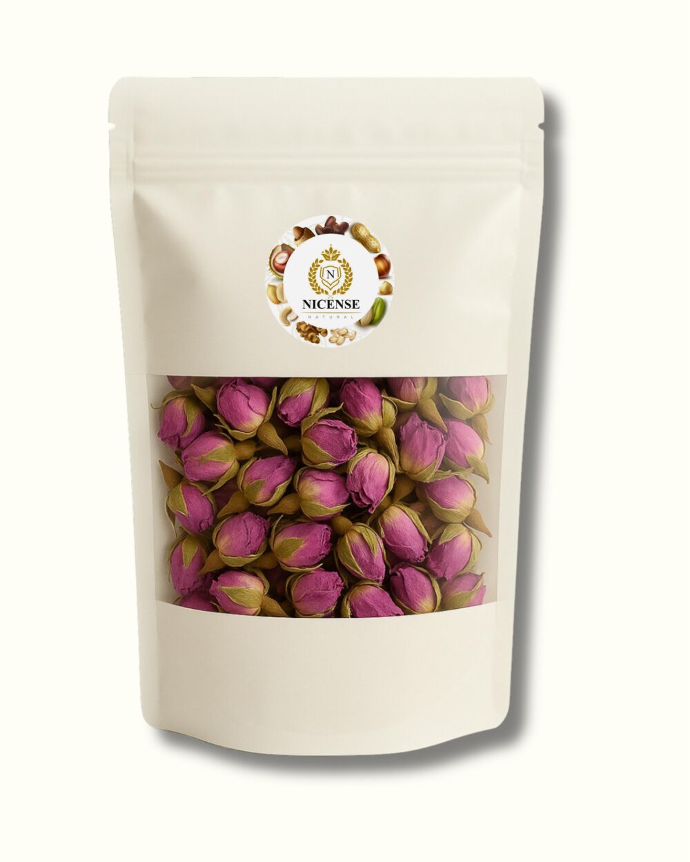 NICENSE Mohammedi Rose Buds, Natural Dried Tea, Caffeine Free,