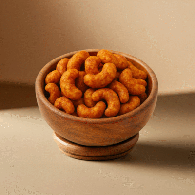 Nicense Cashew Chilly – Premium Spicy Roasted Cashews | Crunchy Chilli Flavoured Nuts | Healthy Snack | Fresh & Crispy